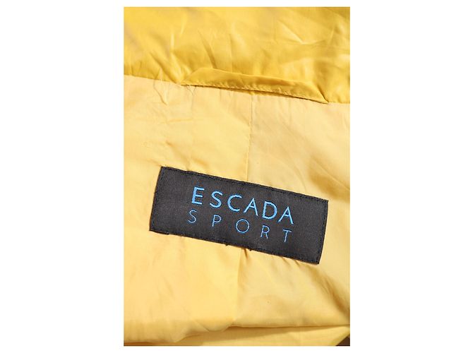 Giacca Escada Sport gialla poliammide XL Giallo - vista 3