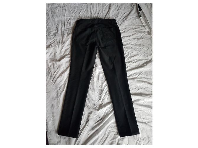 Chanel Pantalones, polainas Negro - vista 2