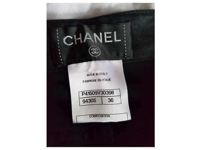 Chanel Pantalones, polainas Negro - vista 6