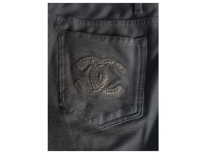 Chanel Pantalones, polainas Negro - vista 8