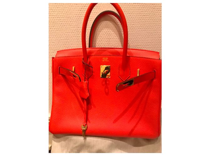 Hermès Birkin Naranja - vista 5