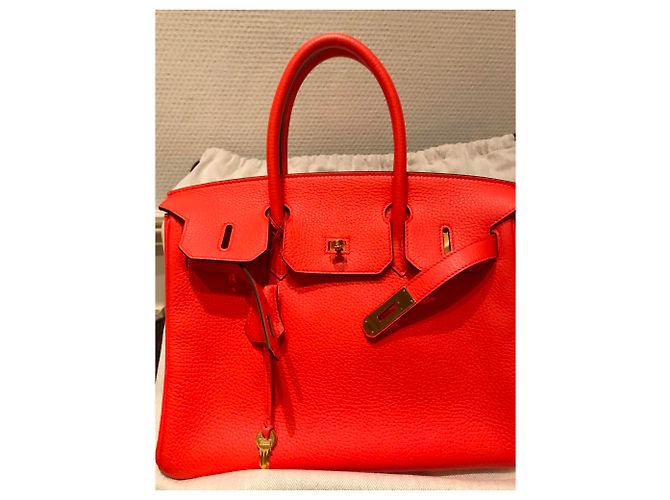 Hermès Birkin Naranja - vista 6