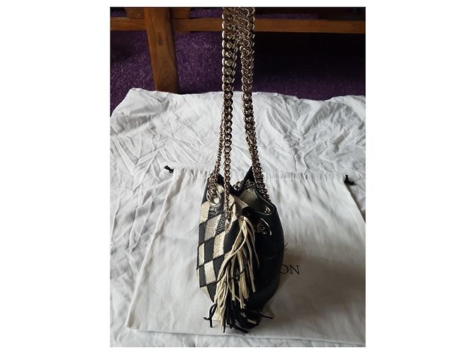 Delphine Delafon Handtaschen Schwarz Silber Grau - Ansicht 12