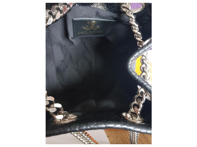 Delphine Delafon Handtaschen Schwarz Silber Grau - Ansicht 15