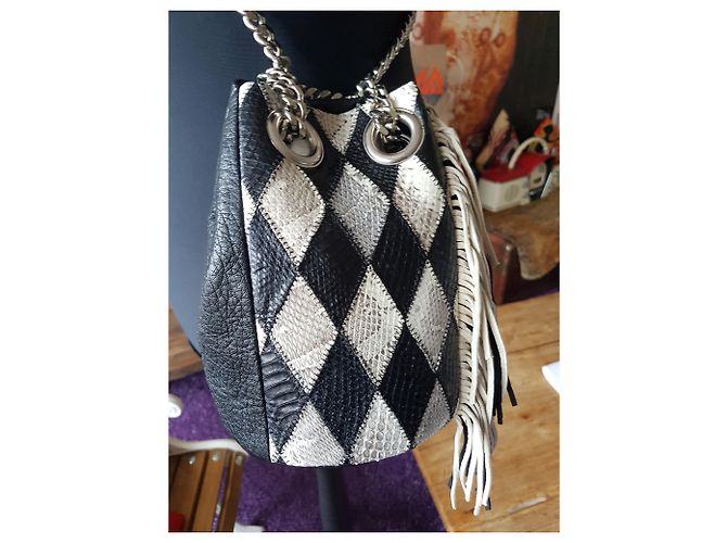 Delphine Delafon Handtaschen Schwarz Silber Grau - Ansicht 3