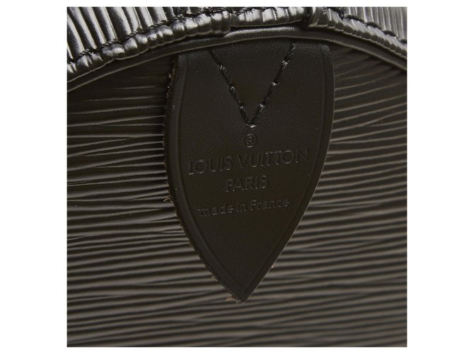 Louis Vuitton Black Epi Keepall 55 Nero - vista 6