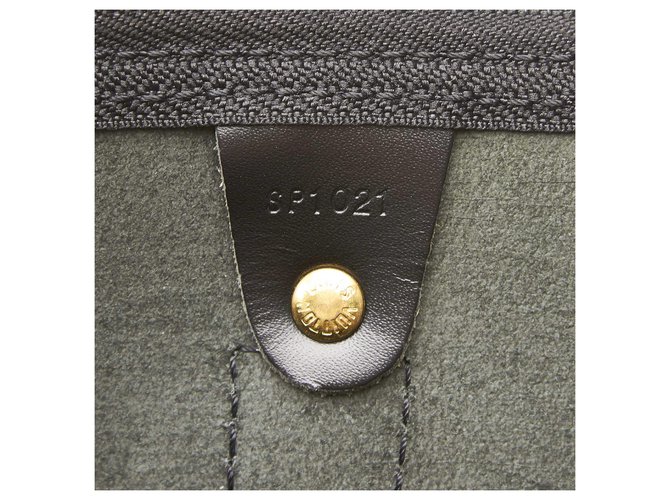 Louis Vuitton Black Epi Keepall 55 Nero - vista 7
