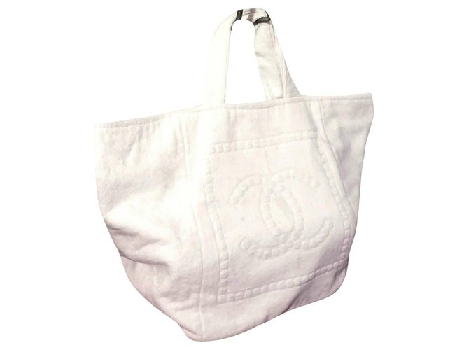 Chanel Strandtasche Weiß - Ansicht 2