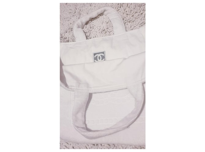 Chanel Strandtasche Weiß - Ansicht 3