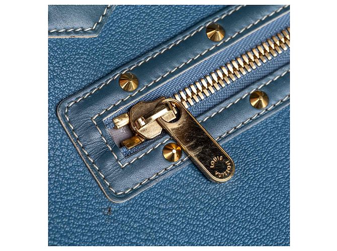 Borsa Louis Vuitton Blu Suhali Le Fabuleux - vista 12