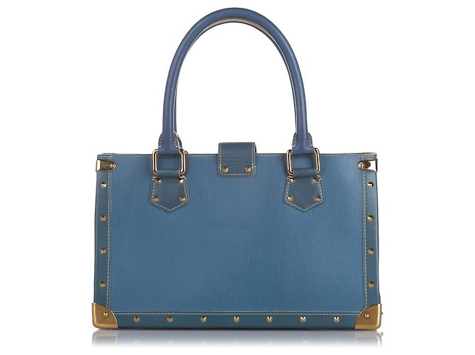 Borsa Louis Vuitton Blu Suhali Le Fabuleux - vista 3