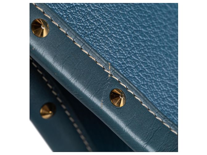 Borsa Louis Vuitton Blu Suhali Le Fabuleux - vista 7