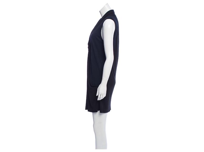 Abito Baker Diane Von Furstenberg Blu Navy e Nero - vista 3