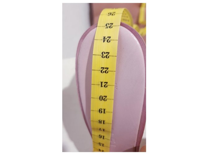 Mules rosa Chanel 38.5 - vista 6