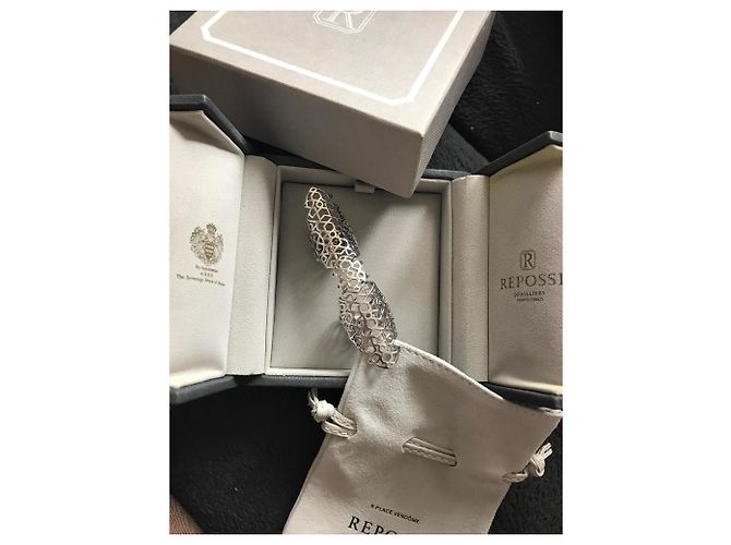 Repossi Anillo gemelo forrado de páramo Plata - vista 4