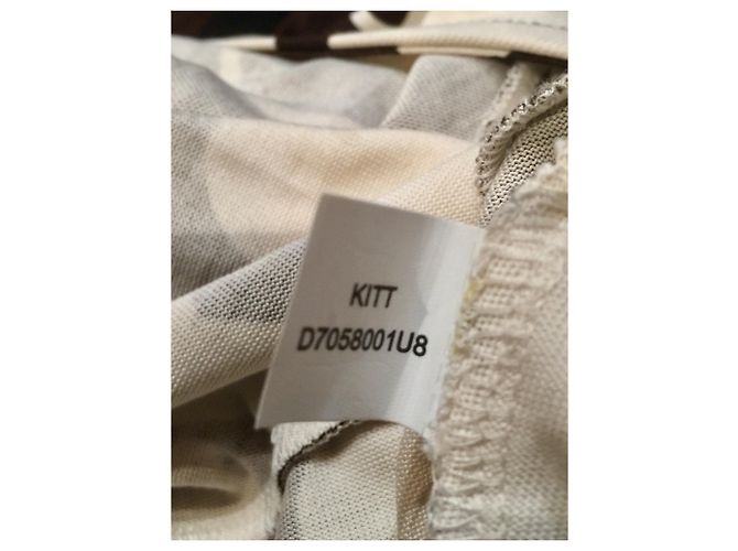 Diane Von Furstenberg Kitt Kleid aus Seide Blumenmuster Braun Roh - Ansicht 7