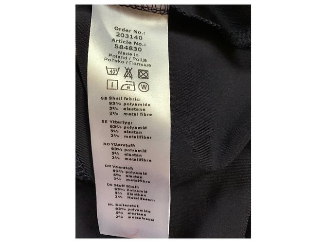 Malha Banana Republic de algodão e viscose preta e cinza Preto - vista 4
