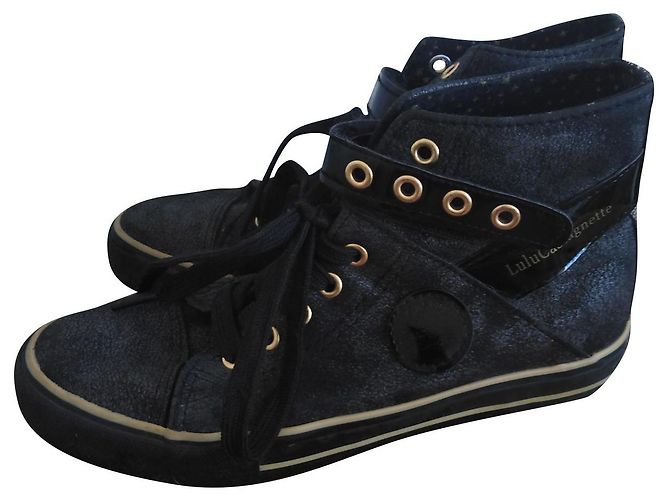 Autre Marque Sneakers Lulu Castagnette in pelle nera 36 Nero - vista 2