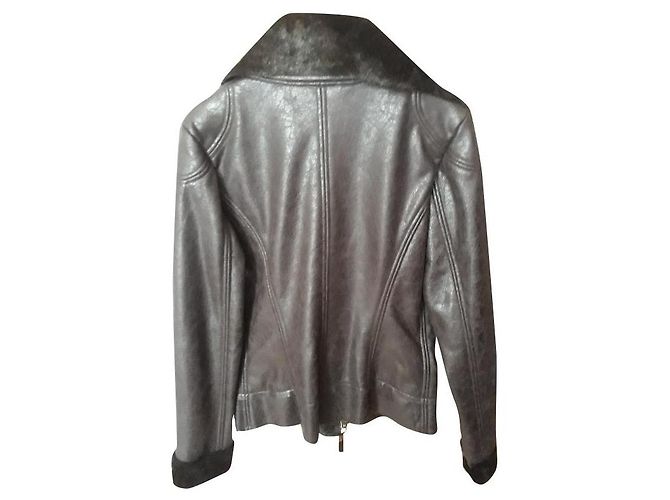 Miss Sixty Jacke Dunkelbraun Polyester - Ansicht 2