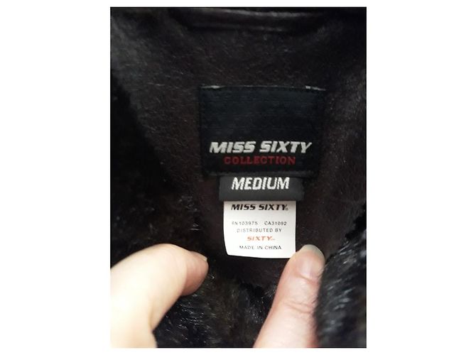 Miss Sixty Jacke Dunkelbraun Polyester - Ansicht 5