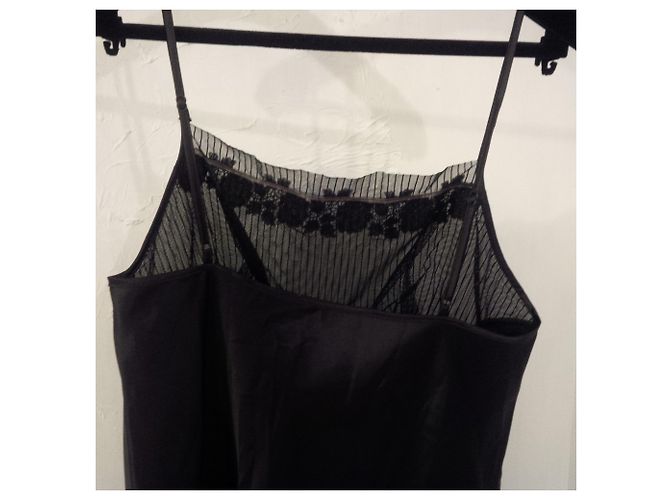 Autre Marque Slip lingerie con ricamo floreale nero beige - vista 6