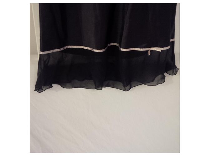 Autre Marque Slip lingerie con ricamo floreale nero beige - vista 8