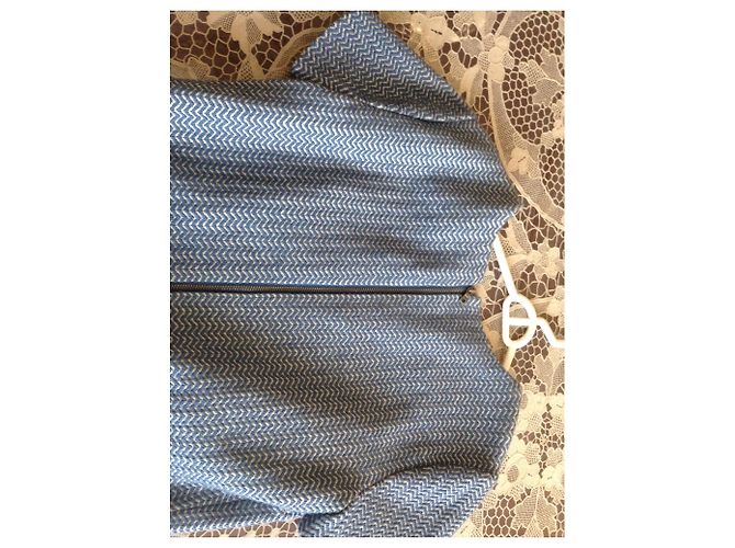 Top azul Alice + Olivia Talla S - vista 4