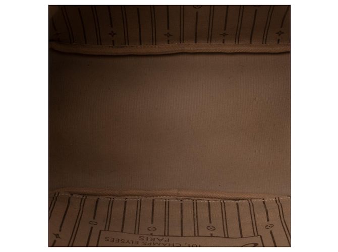 Louis Vuitton Neverfull MM handbag in monogram coated canvas Brown - view 6