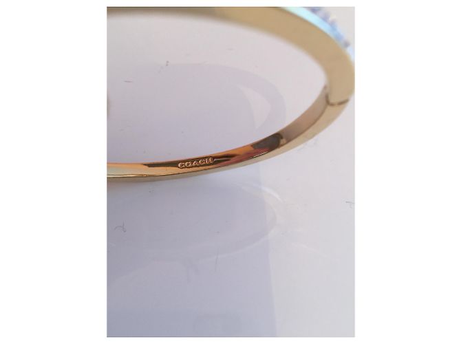 Bracciale Rigido Coach Rush Oro con Cristalli D'oro - vista 2