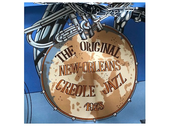 Hermès NEW ORLÉANS CREOLE JAZZ Blu scuro - vista 6