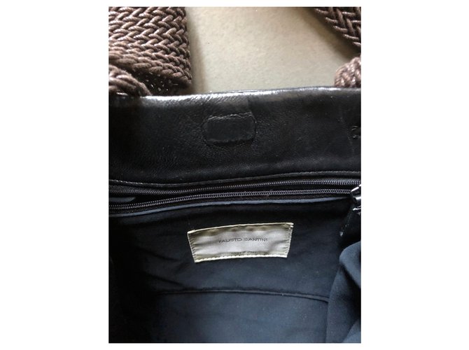 Borsa Mozzarella Fausto Santini Marrone scuro - vista 9