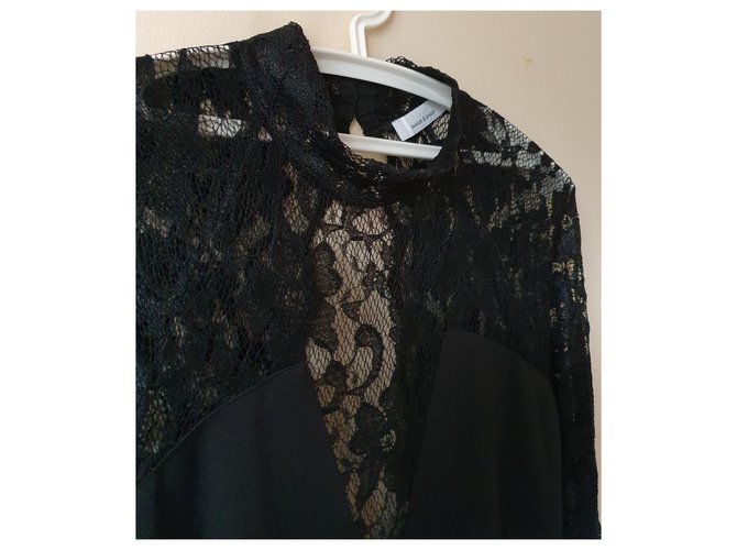 Samsoe & Samsoe Kjole Kleid schwarze Spitze - Ansicht 2