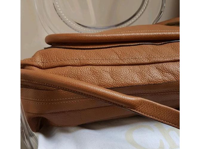Chloé Paraty Leder Handtasche Hellbraun - Ansicht 2