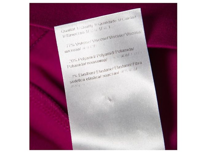 Escada Hot Lava Kleid Pintuck Fuchsia Fuschia - Ansicht 5
