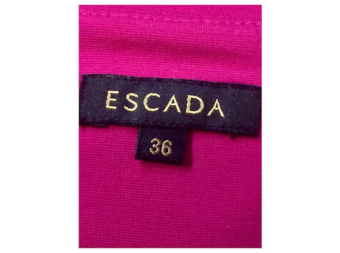 Escada Hot Lava Kleid Pintuck Fuchsia Fuschia - Ansicht 6