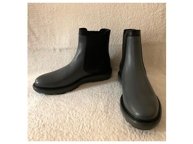 Salvatore Ferragamo Stivaletti in pelle bicolore - vista 6