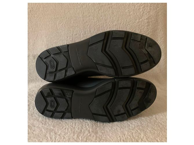 Salvatore Ferragamo Stivaletti in pelle bicolore - vista 8
