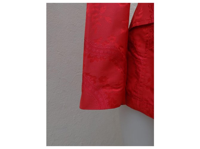 Prada Seidenjacke Rot - Ansicht 4