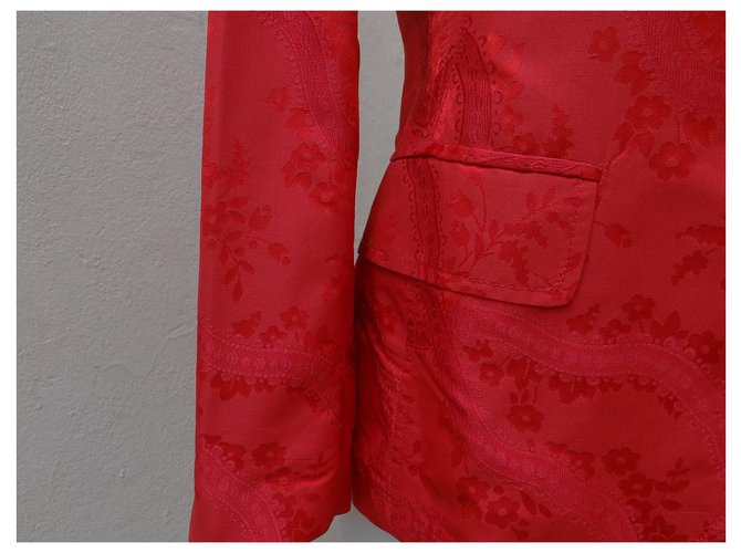 Prada Seidenjacke Rot - Ansicht 5