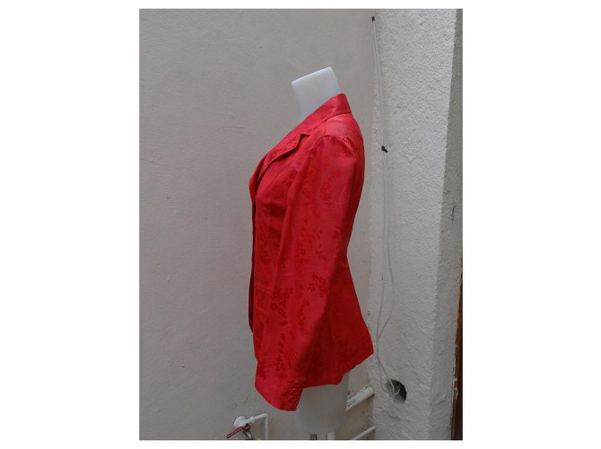 Prada Seidenjacke Rot - Ansicht 6