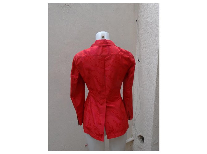 Prada Seidenjacke Rot - Ansicht 7