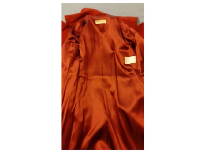 Autre Marque Abrigo I Blues de lana rojo oscuro Burdeos - vista 4