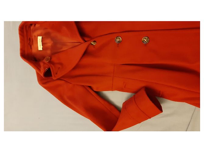 Autre Marque Abrigo I Blues de lana rojo oscuro Burdeos - vista 7