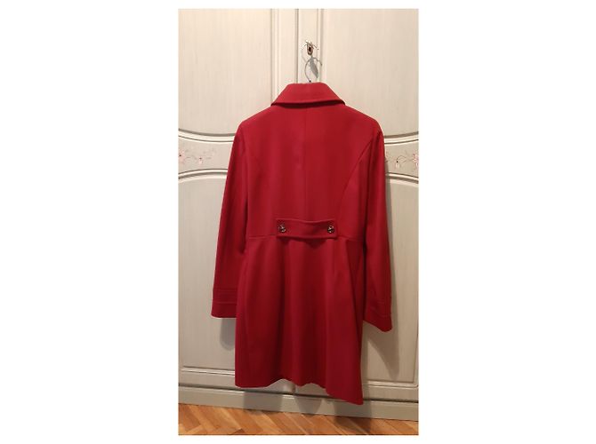 Autre Marque Abrigo I Blues de lana rojo oscuro Burdeos - vista 9