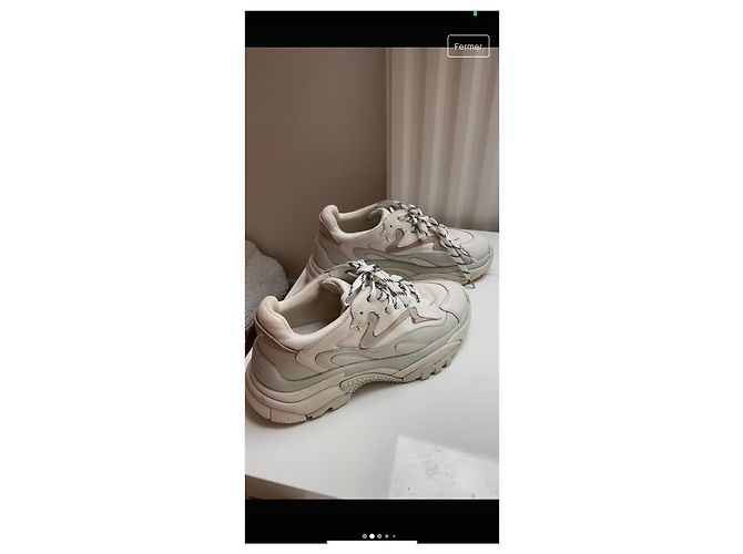 Ash Addict Sneaker Weiß Stoff - Ansicht 2