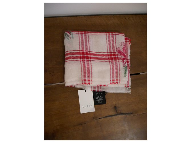 Bufanda Gucci de algodón rosa - vista 2