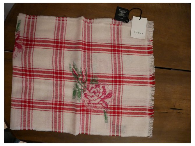 Bufanda Gucci de algodón rosa - vista 3