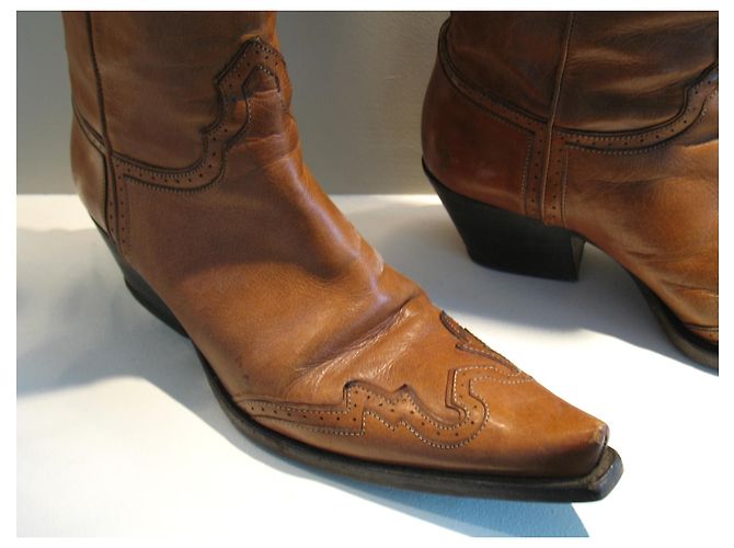 Botas Western Sartore em couro caramelo - vista 2
