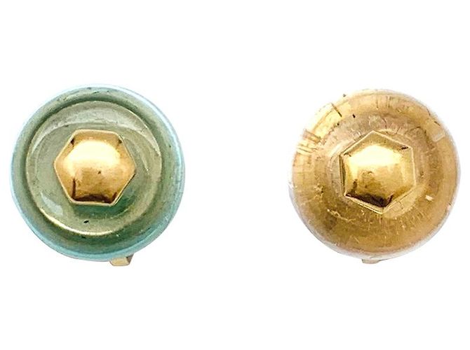 Orecchini Marina B, oro giallo e vetri colorati. - vista 4