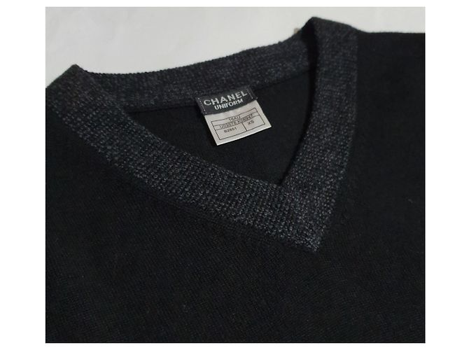 Chanel Sweaters Black Grey - view 3